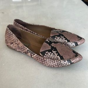 ⚜️ Sam Edelman snake print slide on mules